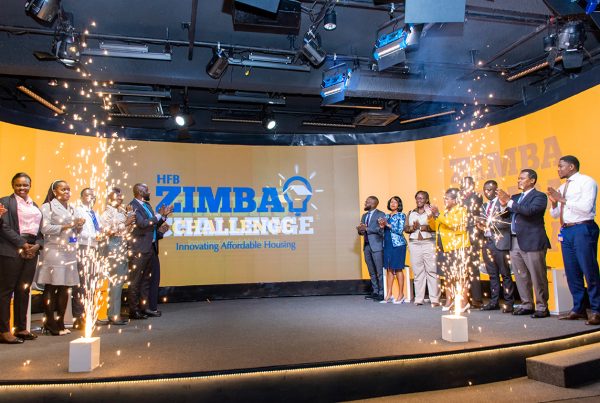 Housing Finance Bank Team and partners launch the HFB Zimba Housing Challenge, an innovative challenge where the participant with the best affordable prototype house will be rewarded with UGX 100M