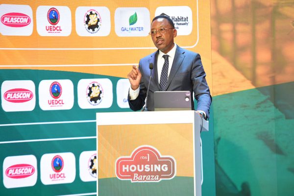 Michael-Mugabi-MD-of-HousinG-Finance-Bank-addressing-stakeholders,and-partners-at-the-NBS-Baraza