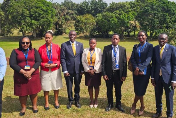 Housing Finance Bank officials pose for a group photo at the recently concluded Akright Marathon and Celebration for 20 years anniversary