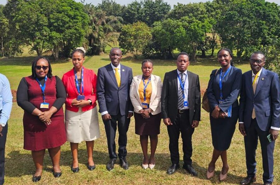 Housing Finance Bank officials pose for a group photo at the recently concluded Akright Marathon and Celebration for 20 years anniversary
